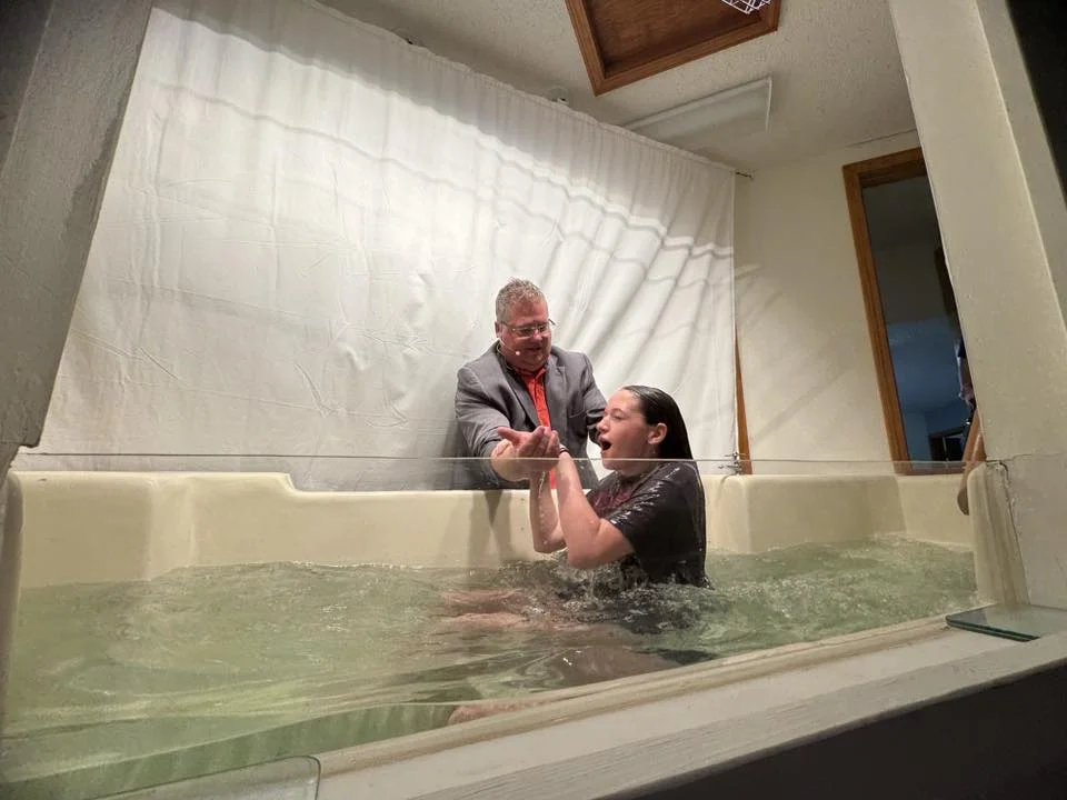 Church in Ogden IL Ogden Church of the Nazarene baptism